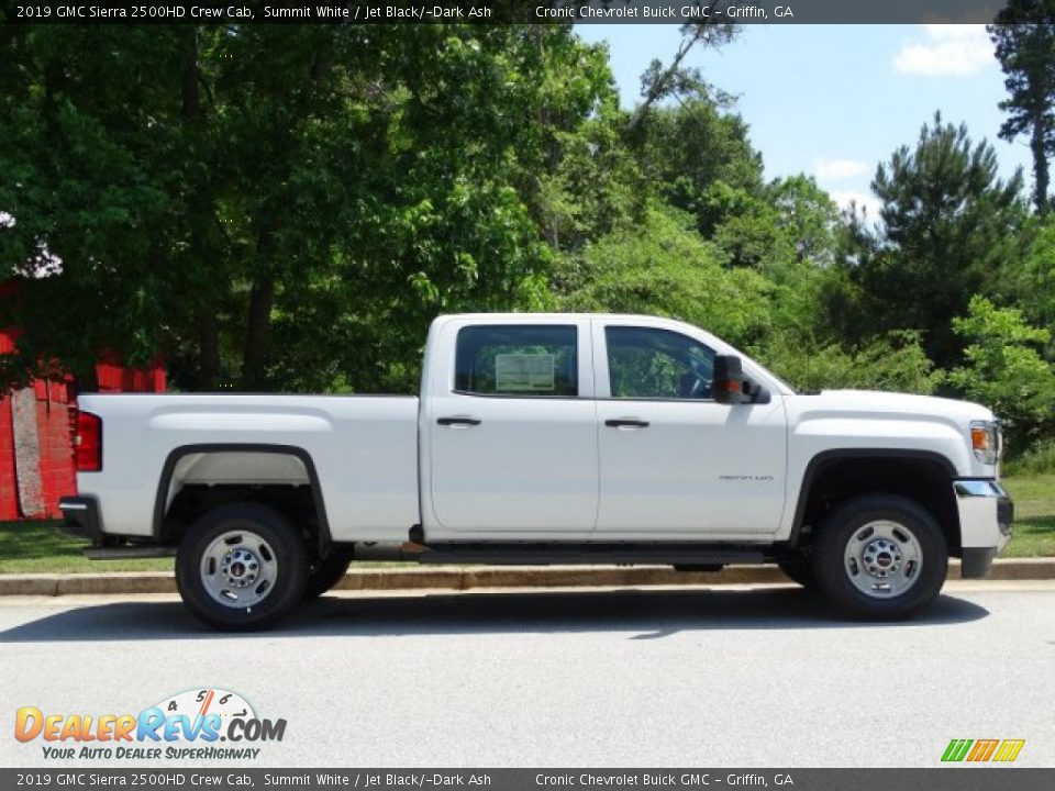 2019 GMC Sierra 2500HD Crew Cab Summit White / Jet Black/­Dark Ash Photo #2