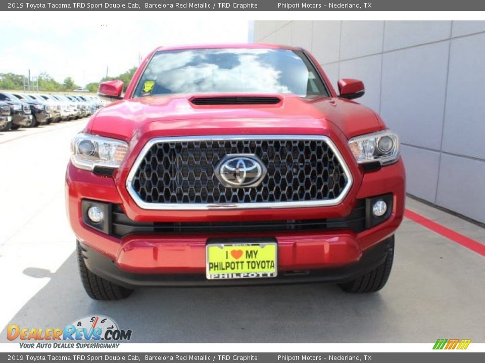 2019 Toyota Tacoma TRD Sport Double Cab Barcelona Red Metallic / TRD Graphite Photo #3