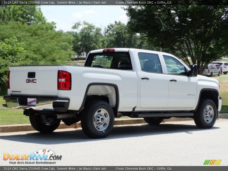 2019 GMC Sierra 2500HD Crew Cab Summit White / Jet Black/­Dark Ash Photo #3
