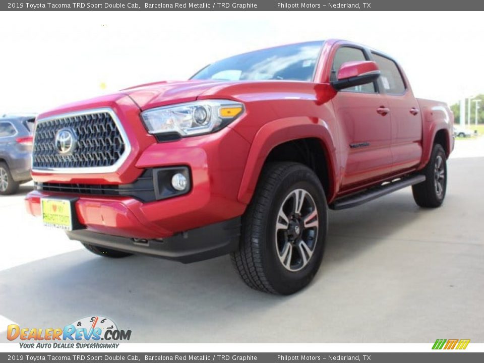 2019 Toyota Tacoma TRD Sport Double Cab Barcelona Red Metallic / TRD Graphite Photo #4