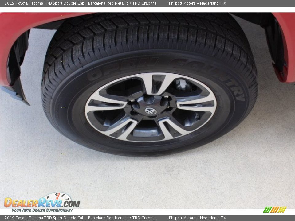 2019 Toyota Tacoma TRD Sport Double Cab Barcelona Red Metallic / TRD Graphite Photo #5