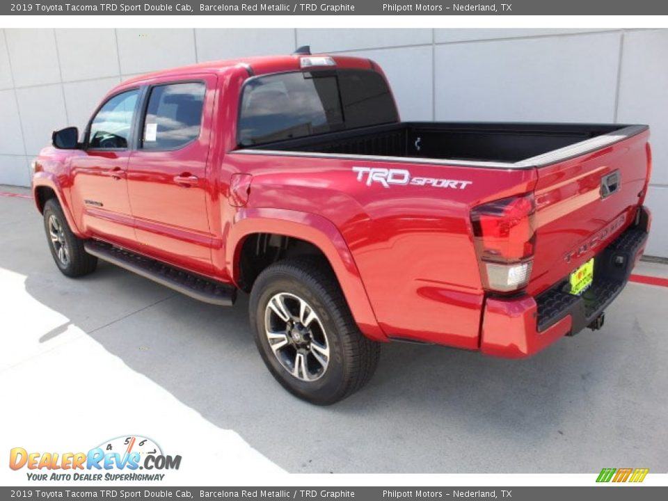 2019 Toyota Tacoma TRD Sport Double Cab Barcelona Red Metallic / TRD Graphite Photo #6