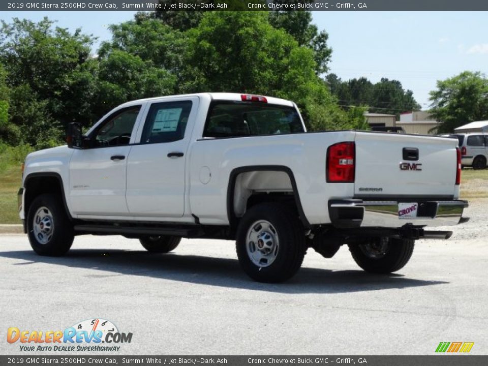 2019 GMC Sierra 2500HD Crew Cab Summit White / Jet Black/­Dark Ash Photo #6