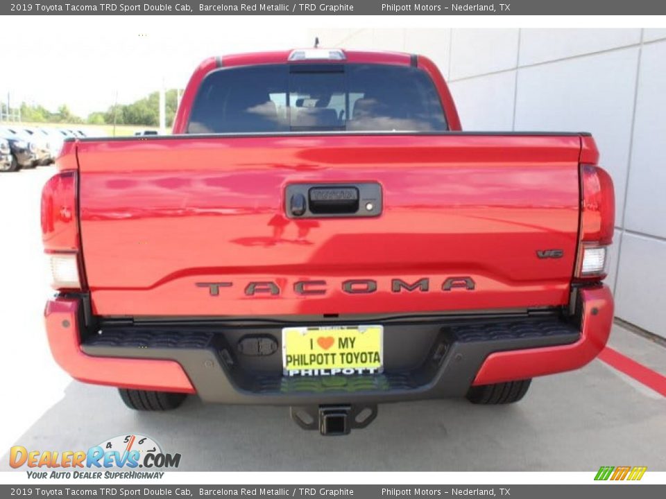 2019 Toyota Tacoma TRD Sport Double Cab Barcelona Red Metallic / TRD Graphite Photo #7