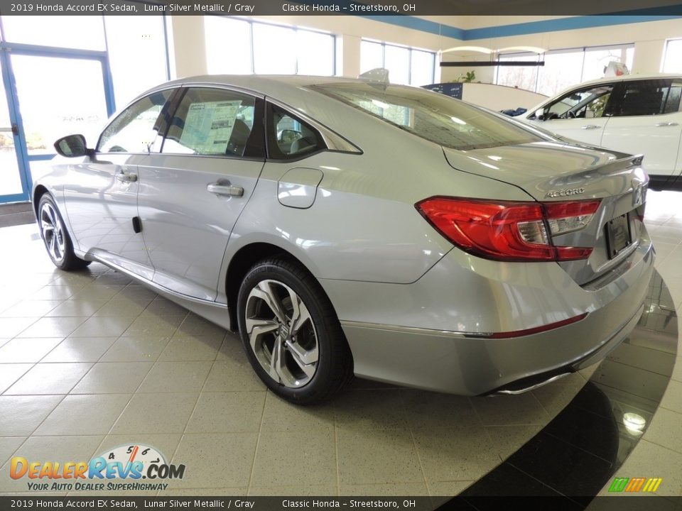 2019 Honda Accord EX Sedan Lunar Silver Metallic / Gray Photo #7