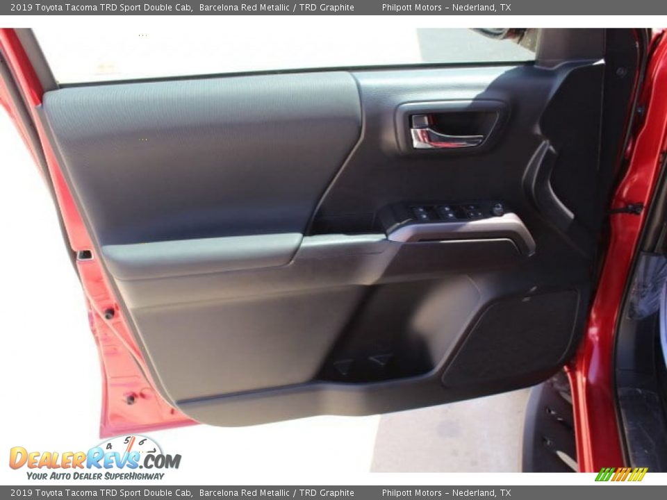 2019 Toyota Tacoma TRD Sport Double Cab Barcelona Red Metallic / TRD Graphite Photo #9