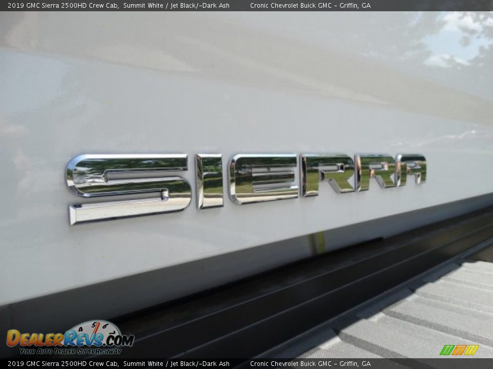 2019 GMC Sierra 2500HD Crew Cab Summit White / Jet Black/­Dark Ash Photo #9