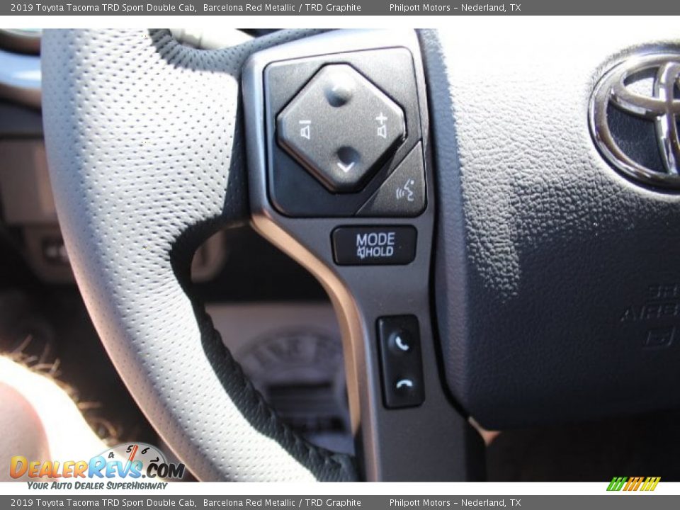 2019 Toyota Tacoma TRD Sport Double Cab Barcelona Red Metallic / TRD Graphite Photo #12