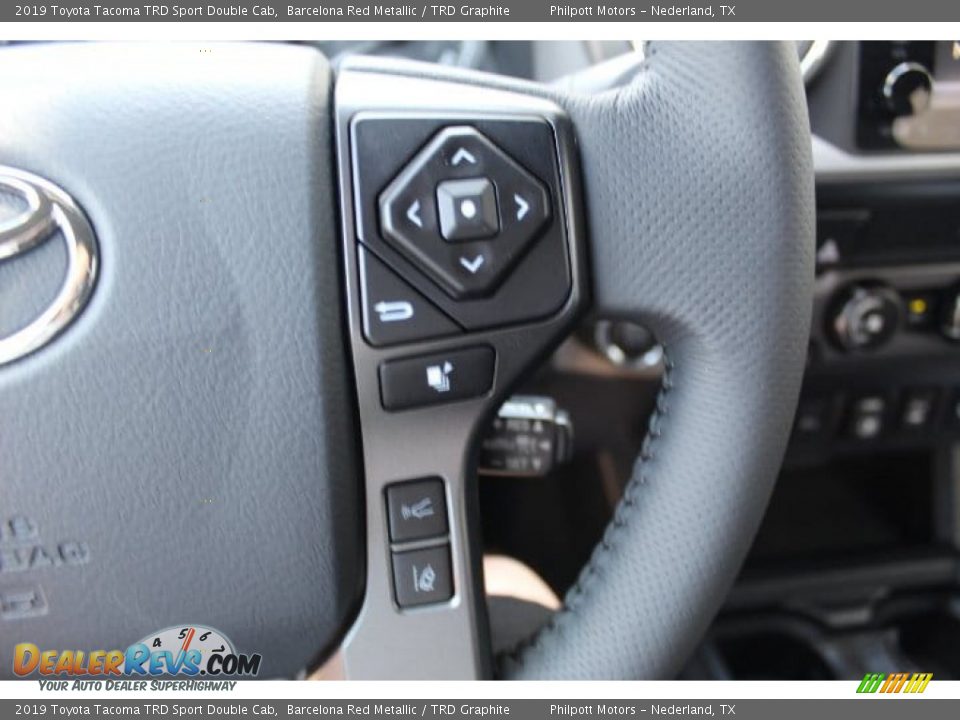 2019 Toyota Tacoma TRD Sport Double Cab Barcelona Red Metallic / TRD Graphite Photo #13