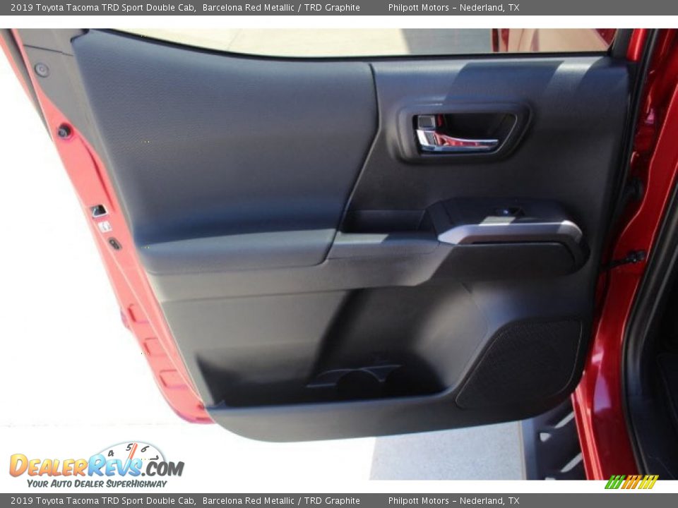 2019 Toyota Tacoma TRD Sport Double Cab Barcelona Red Metallic / TRD Graphite Photo #17