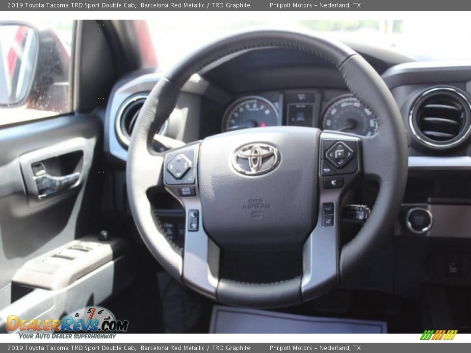 2019 Toyota Tacoma TRD Sport Double Cab Barcelona Red Metallic / TRD Graphite Photo #20