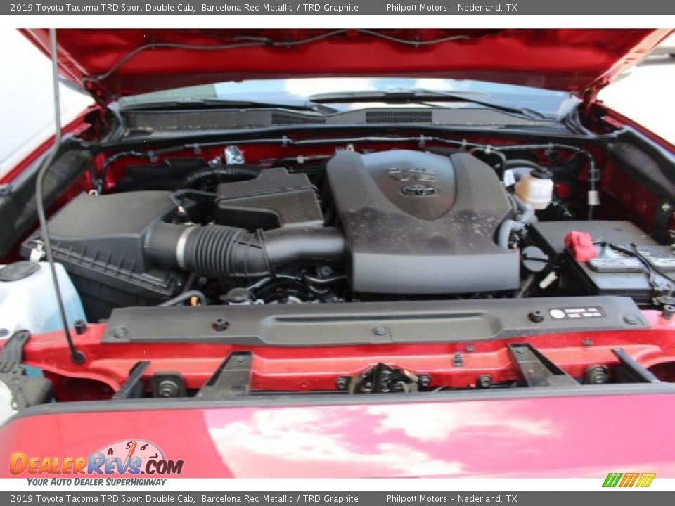 2019 Toyota Tacoma TRD Sport Double Cab Barcelona Red Metallic / TRD Graphite Photo #22