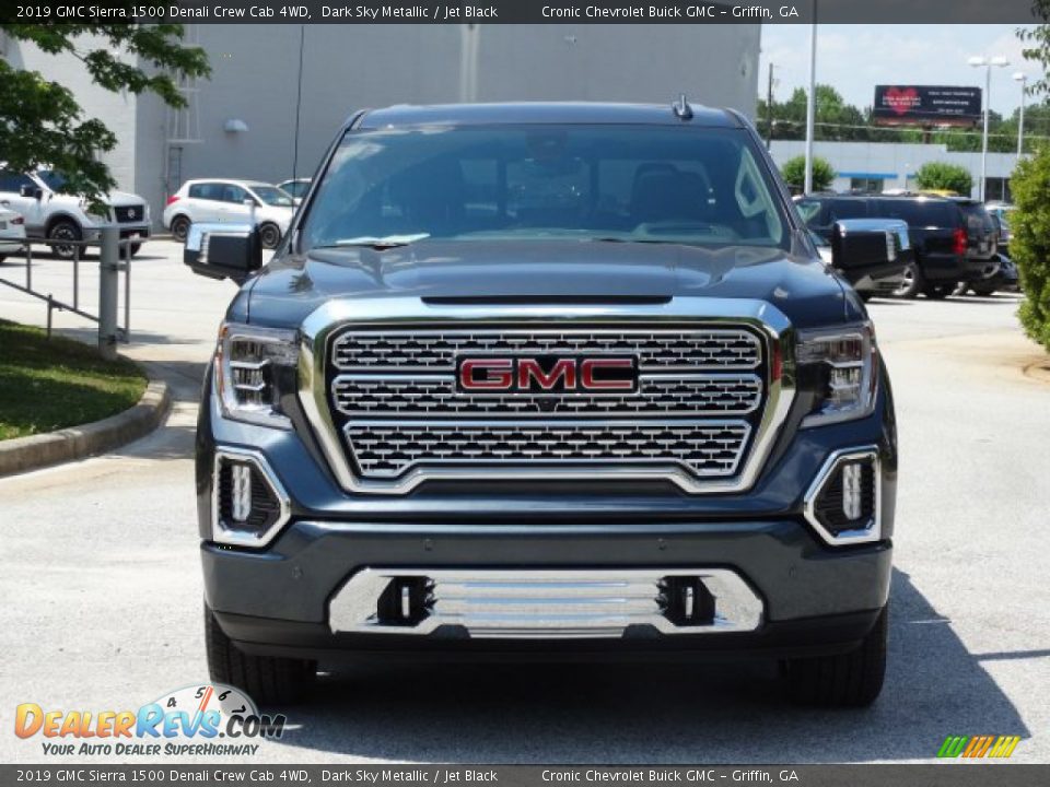 2019 GMC Sierra 1500 Denali Crew Cab 4WD Dark Sky Metallic / Jet Black Photo #4