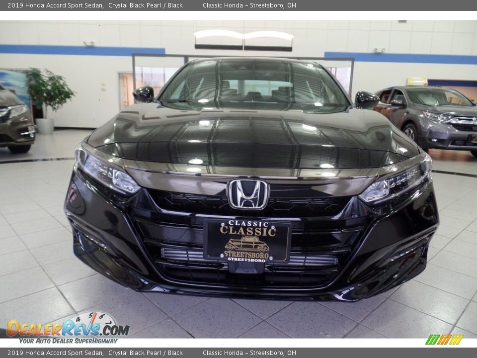 2019 Honda Accord Sport Sedan Crystal Black Pearl / Black Photo #2