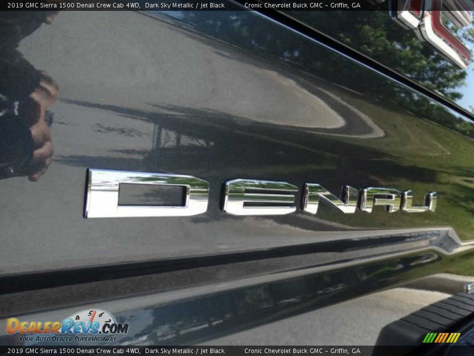 2019 GMC Sierra 1500 Denali Crew Cab 4WD Dark Sky Metallic / Jet Black Photo #9