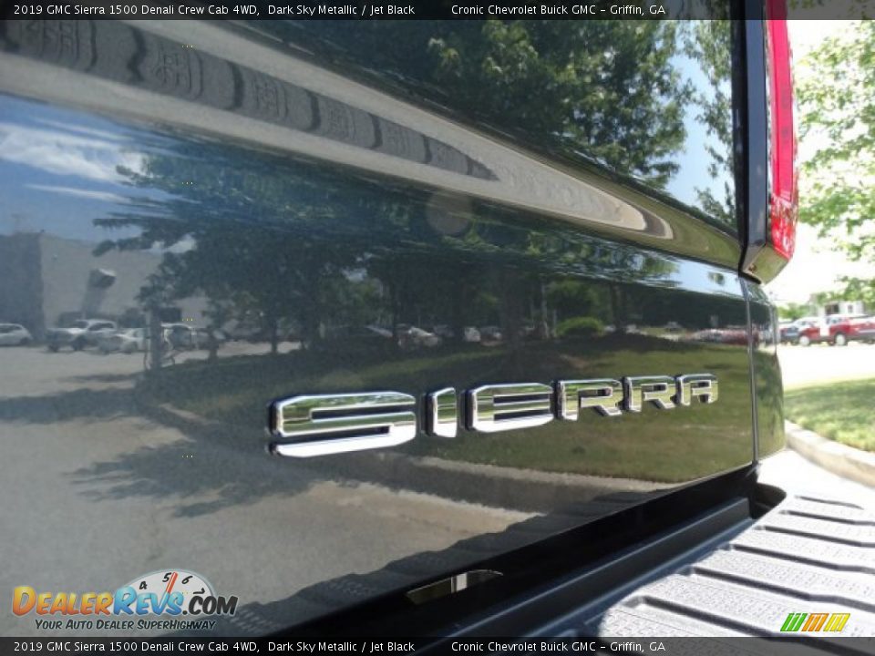 2019 GMC Sierra 1500 Denali Crew Cab 4WD Dark Sky Metallic / Jet Black Photo #10