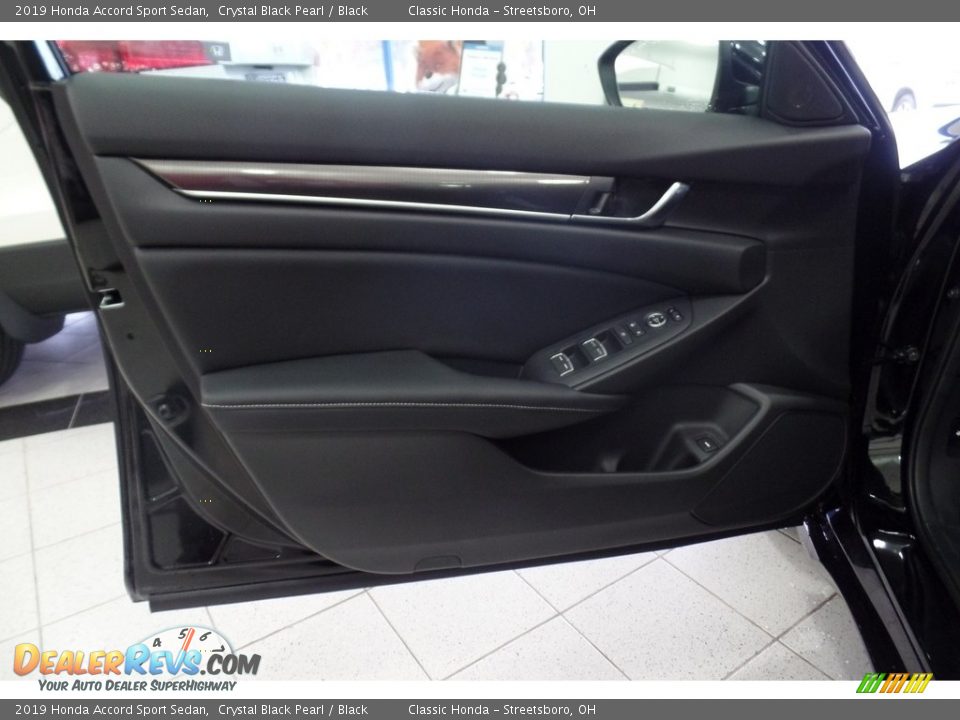 2019 Honda Accord Sport Sedan Crystal Black Pearl / Black Photo #9