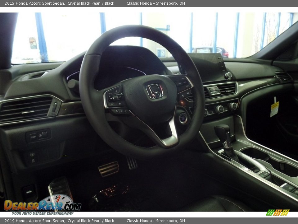 2019 Honda Accord Sport Sedan Crystal Black Pearl / Black Photo #11