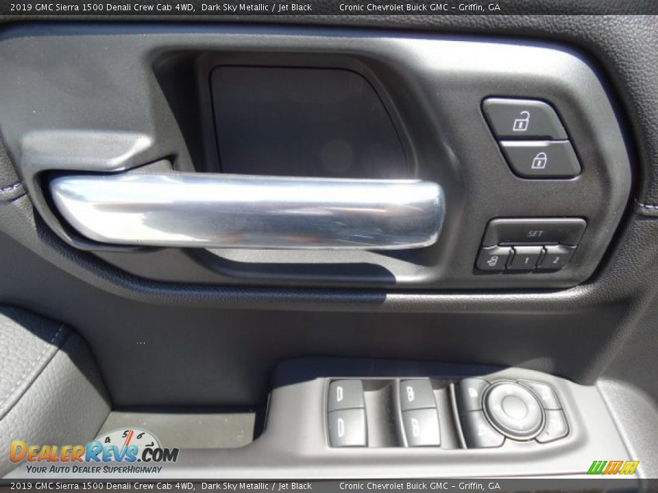 2019 GMC Sierra 1500 Denali Crew Cab 4WD Dark Sky Metallic / Jet Black Photo #15