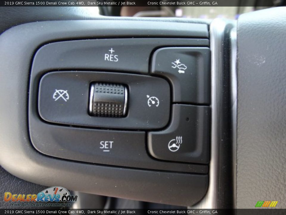 2019 GMC Sierra 1500 Denali Crew Cab 4WD Steering Wheel Photo #19
