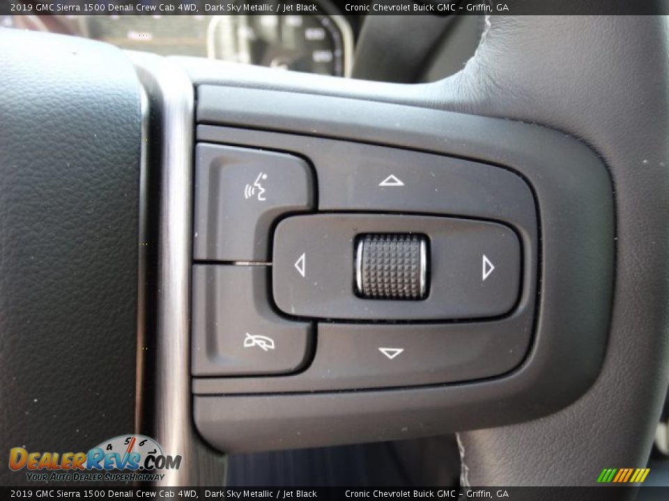 2019 GMC Sierra 1500 Denali Crew Cab 4WD Steering Wheel Photo #21