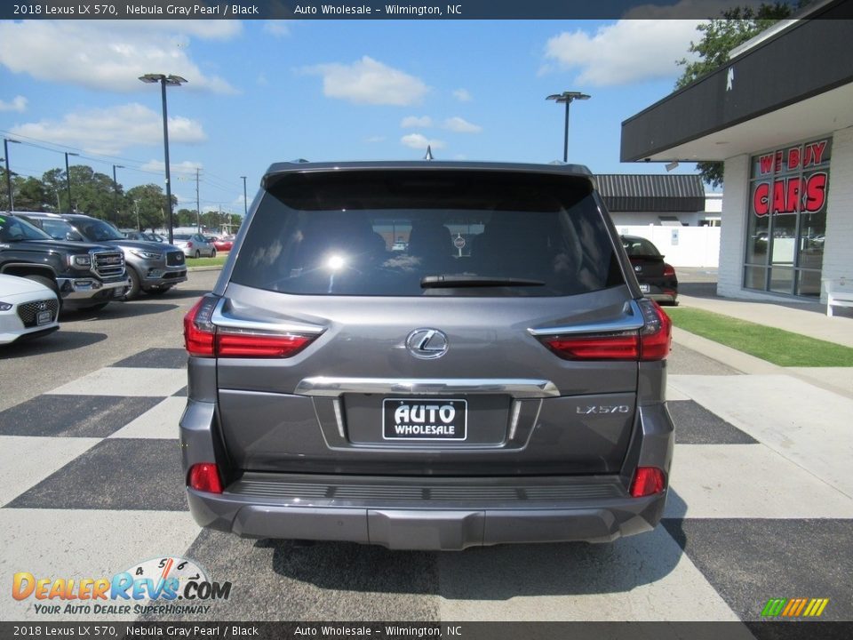 2018 Lexus LX 570 Nebula Gray Pearl / Black Photo #4