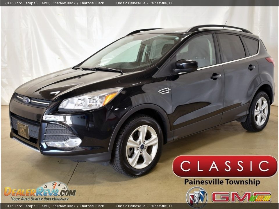 2016 Ford Escape SE 4WD Shadow Black / Charcoal Black Photo #1