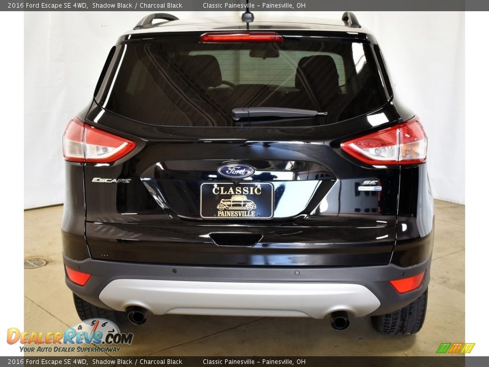 2016 Ford Escape SE 4WD Shadow Black / Charcoal Black Photo #3