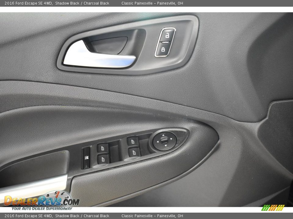 2016 Ford Escape SE 4WD Shadow Black / Charcoal Black Photo #10