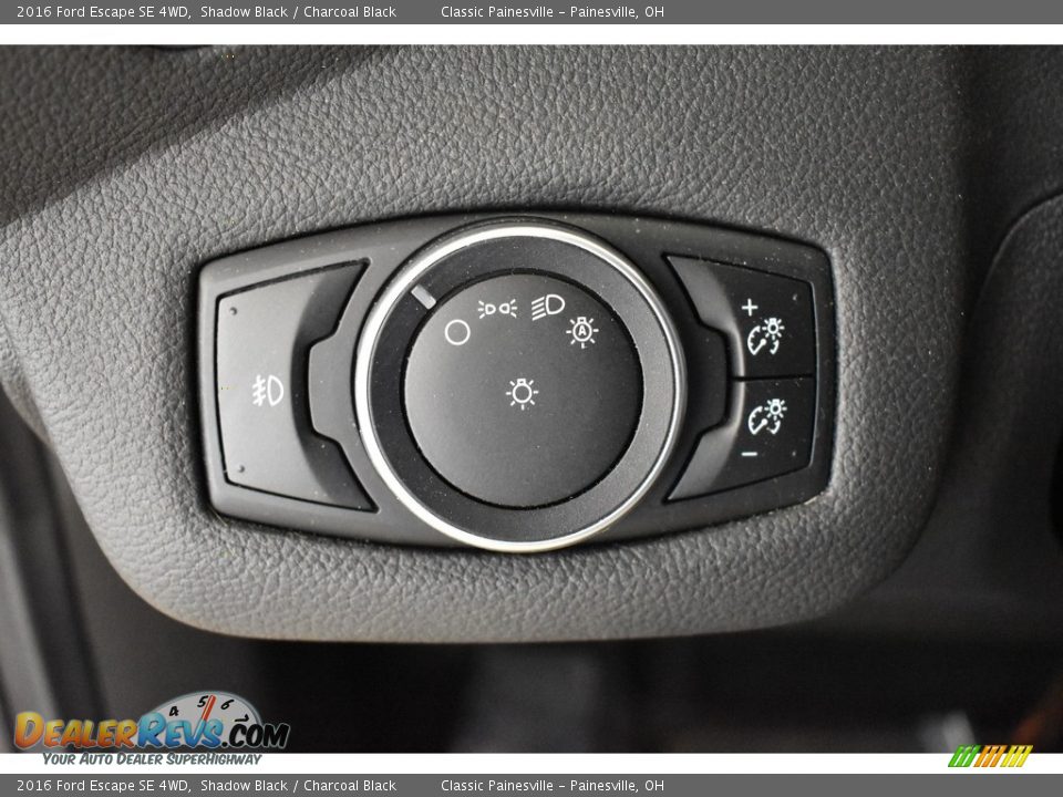 2016 Ford Escape SE 4WD Shadow Black / Charcoal Black Photo #11