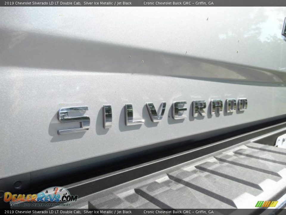 2019 Chevrolet Silverado LD LT Double Cab Silver Ice Metallic / Jet Black Photo #9