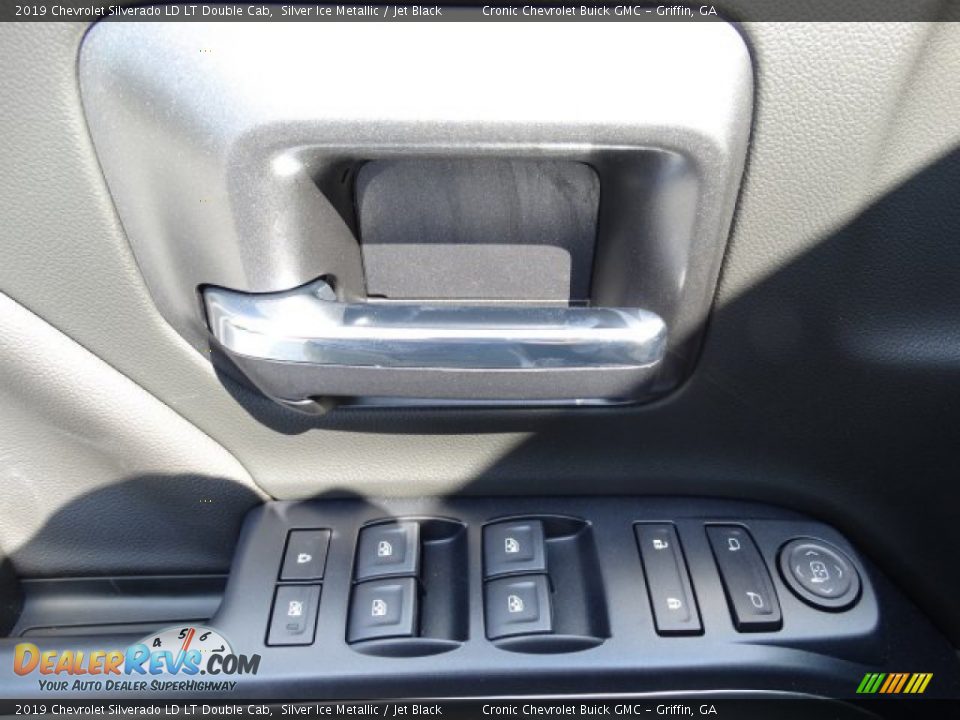 2019 Chevrolet Silverado LD LT Double Cab Silver Ice Metallic / Jet Black Photo #14