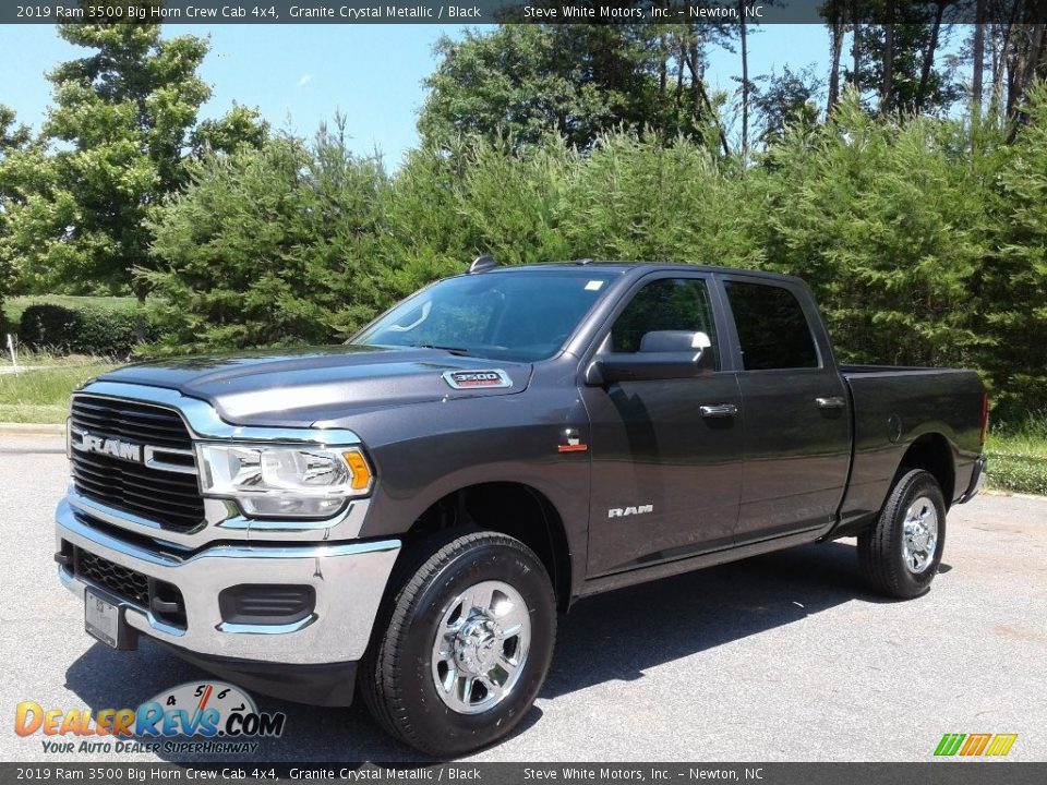 2019 Ram 3500 Big Horn Crew Cab 4x4 Granite Crystal Metallic / Black Photo #2