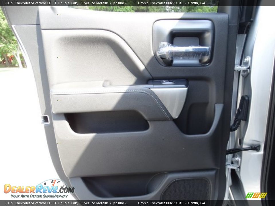 2019 Chevrolet Silverado LD LT Double Cab Silver Ice Metallic / Jet Black Photo #23