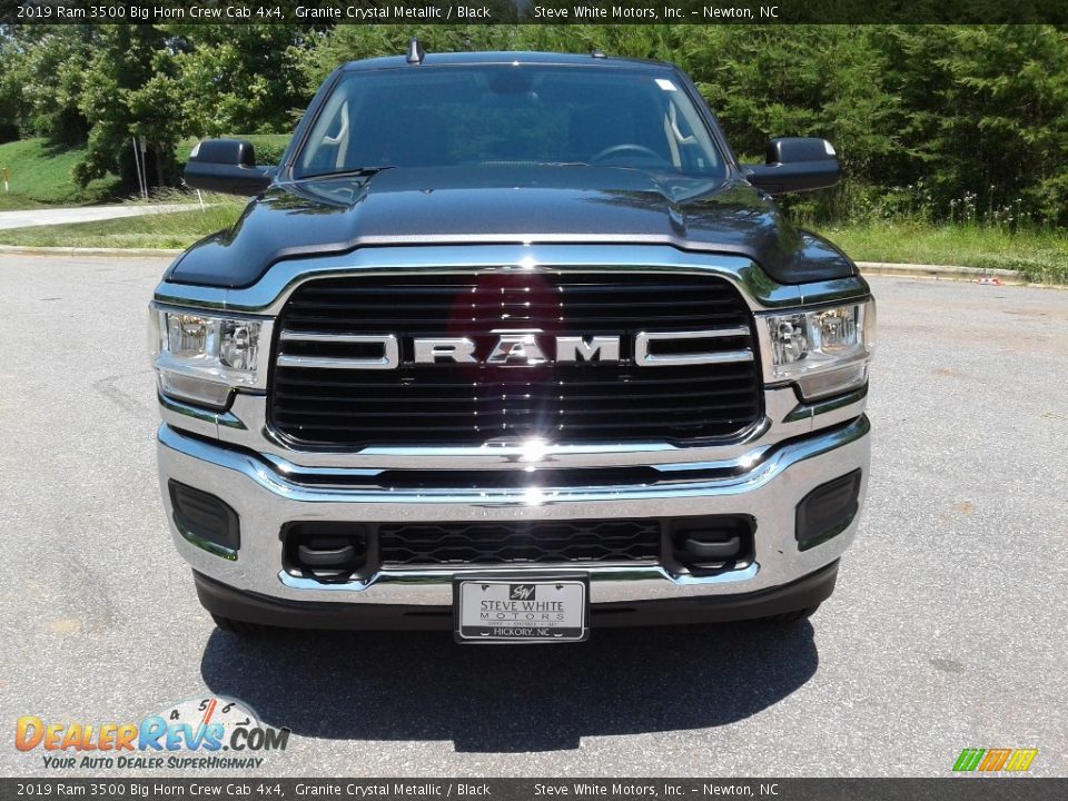 2019 Ram 3500 Big Horn Crew Cab 4x4 Granite Crystal Metallic / Black Photo #3