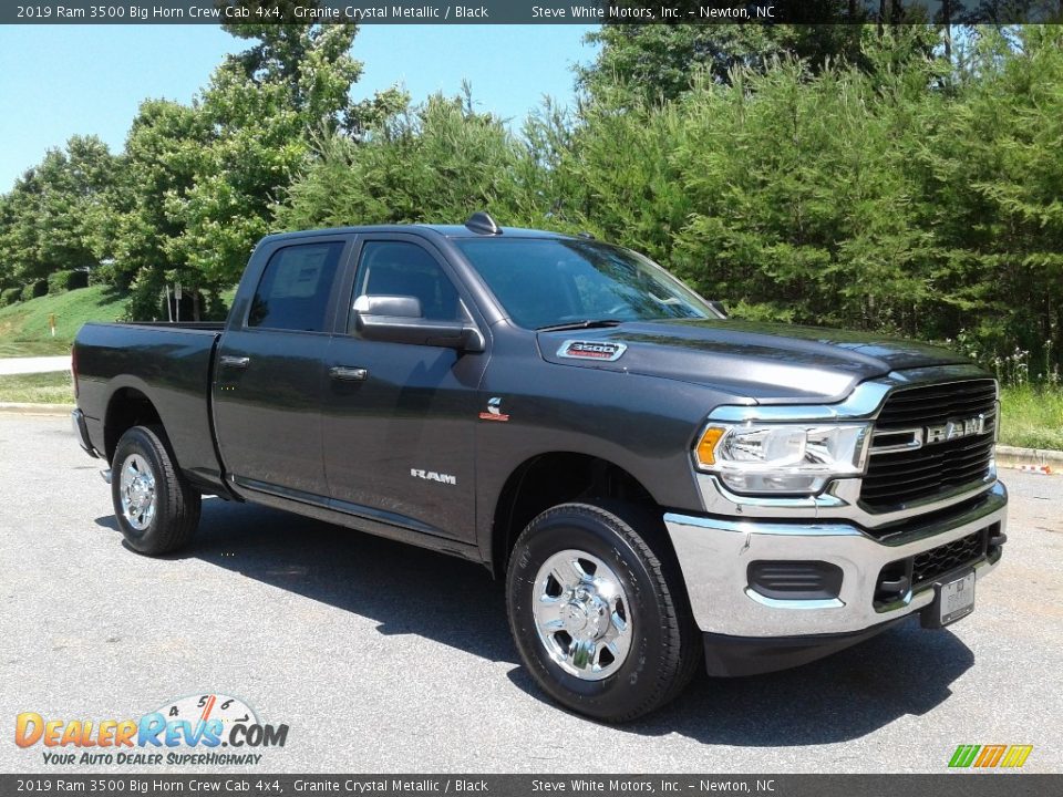 2019 Ram 3500 Big Horn Crew Cab 4x4 Granite Crystal Metallic / Black Photo #4