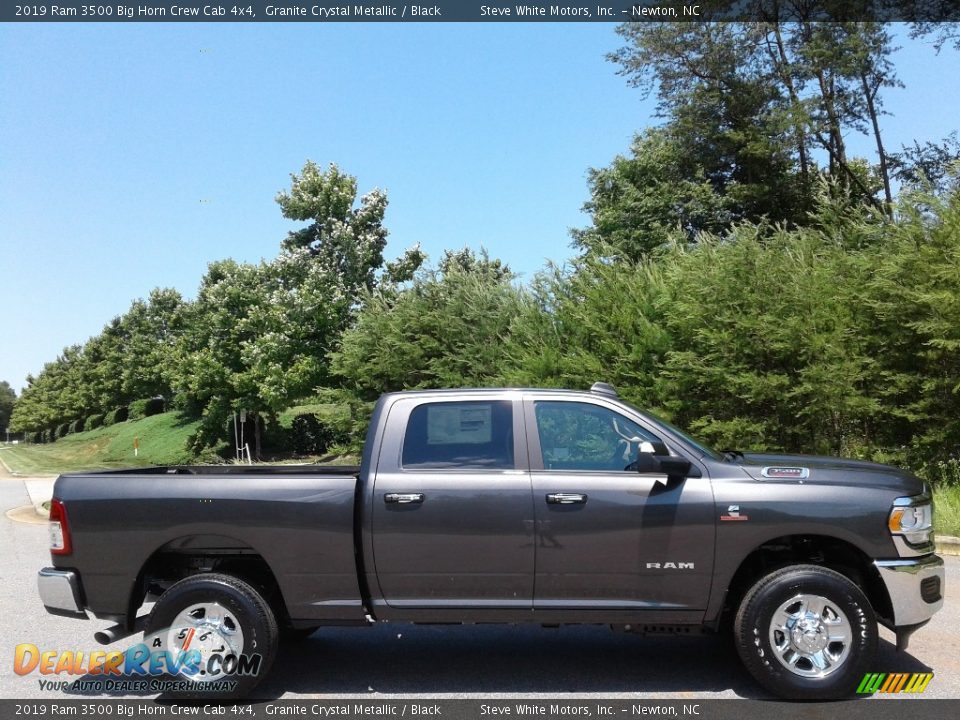2019 Ram 3500 Big Horn Crew Cab 4x4 Granite Crystal Metallic / Black Photo #5