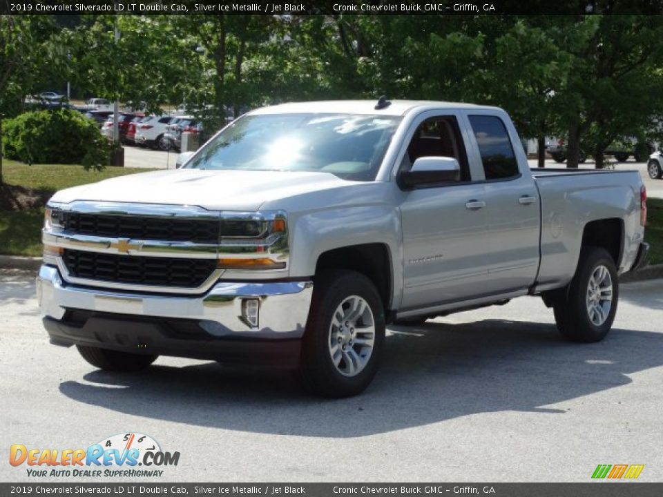 2019 Chevrolet Silverado LD LT Double Cab Silver Ice Metallic / Jet Black Photo #5