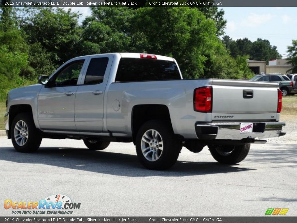2019 Chevrolet Silverado LD LT Double Cab Silver Ice Metallic / Jet Black Photo #6