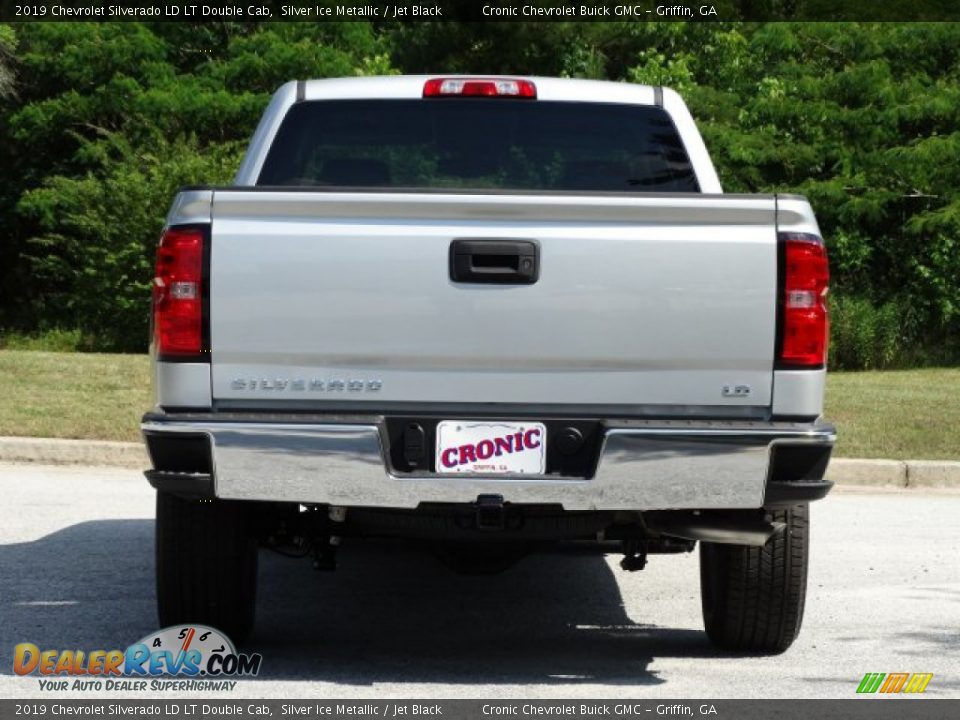 2019 Chevrolet Silverado LD LT Double Cab Silver Ice Metallic / Jet Black Photo #7