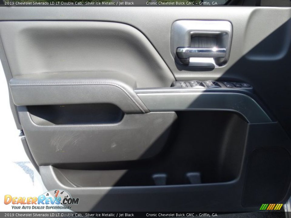 2019 Chevrolet Silverado LD LT Double Cab Silver Ice Metallic / Jet Black Photo #13