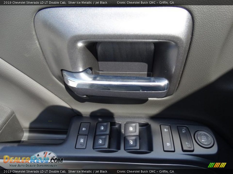 2019 Chevrolet Silverado LD LT Double Cab Silver Ice Metallic / Jet Black Photo #14