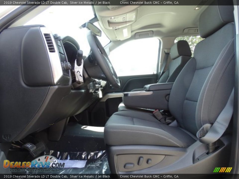 2019 Chevrolet Silverado LD LT Double Cab Silver Ice Metallic / Jet Black Photo #15