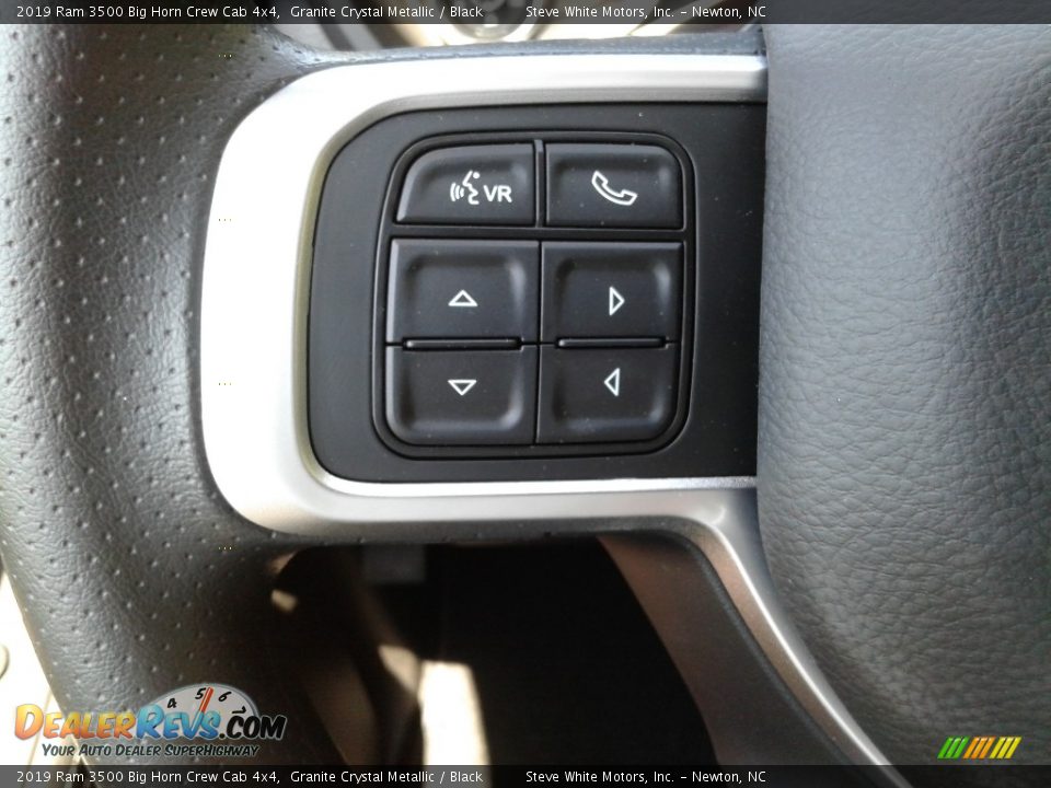 2019 Ram 3500 Big Horn Crew Cab 4x4 Granite Crystal Metallic / Black Photo #16