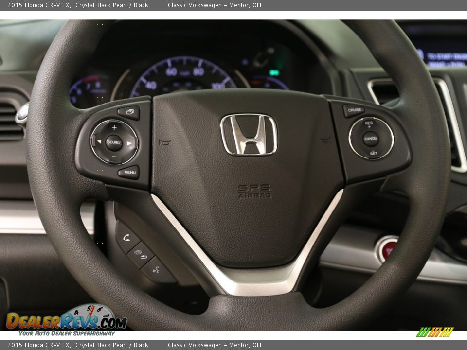 2015 Honda CR-V EX Crystal Black Pearl / Black Photo #7