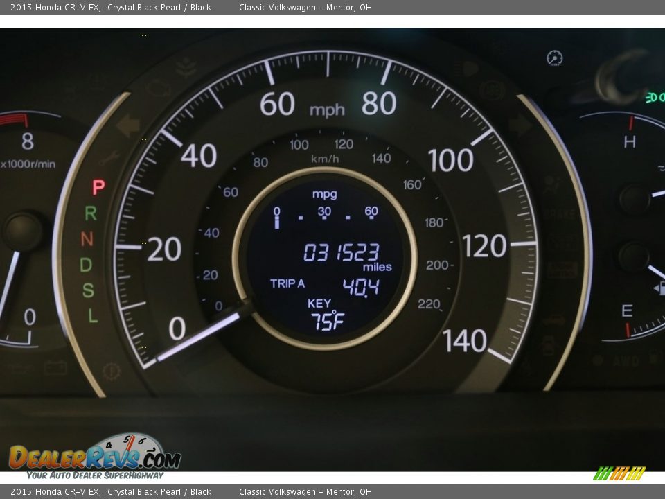 2015 Honda CR-V EX Crystal Black Pearl / Black Photo #8