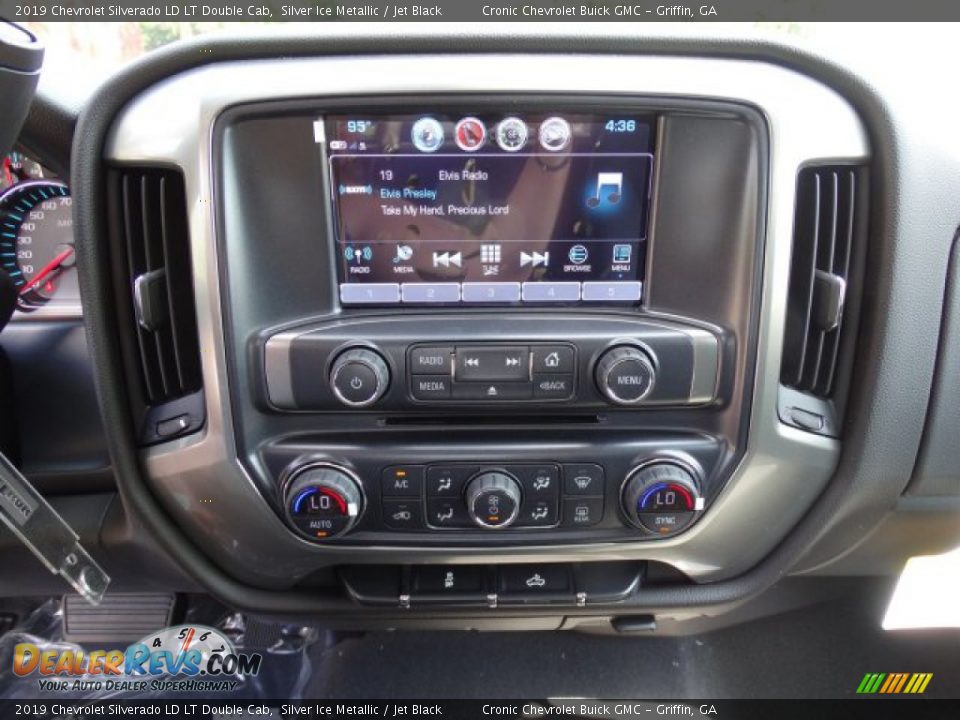 2019 Chevrolet Silverado LD LT Double Cab Silver Ice Metallic / Jet Black Photo #20
