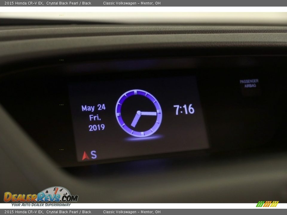 2015 Honda CR-V EX Crystal Black Pearl / Black Photo #10