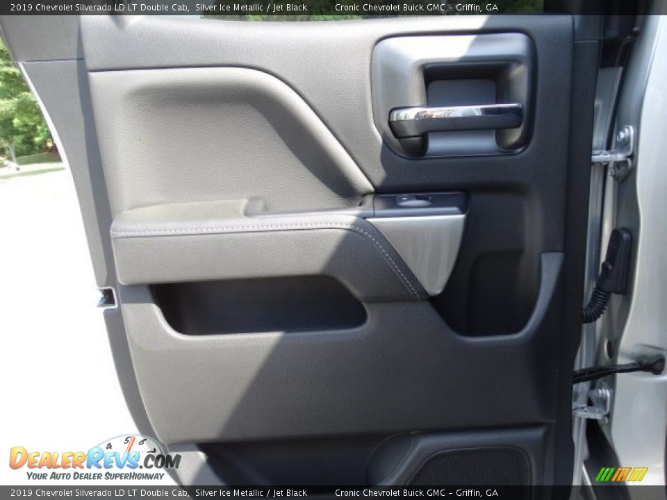 2019 Chevrolet Silverado LD LT Double Cab Silver Ice Metallic / Jet Black Photo #23