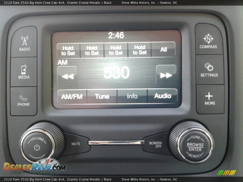 2019 Ram 3500 Big Horn Crew Cab 4x4 Granite Crystal Metallic / Black Photo #20